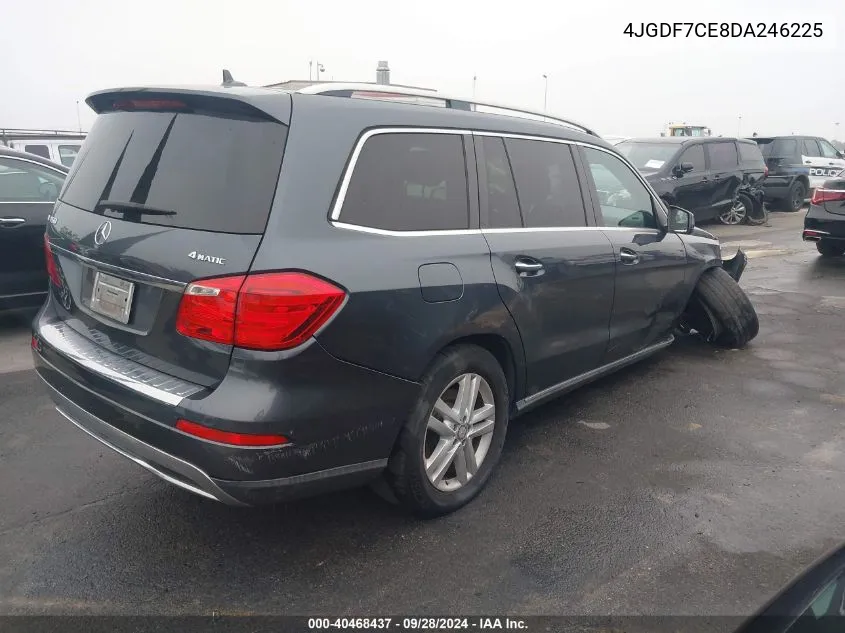 2013 Mercedes-Benz Gl 450 4Matic VIN: 4JGDF7CE8DA246225 Lot: 40468437