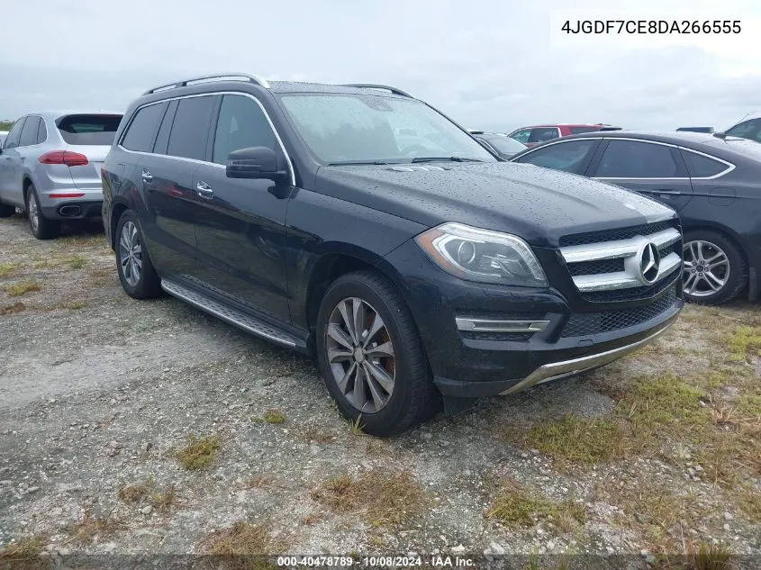 2013 Mercedes-Benz Gl 450 4Matic VIN: 4JGDF7CE8DA266555 Lot: 40478789