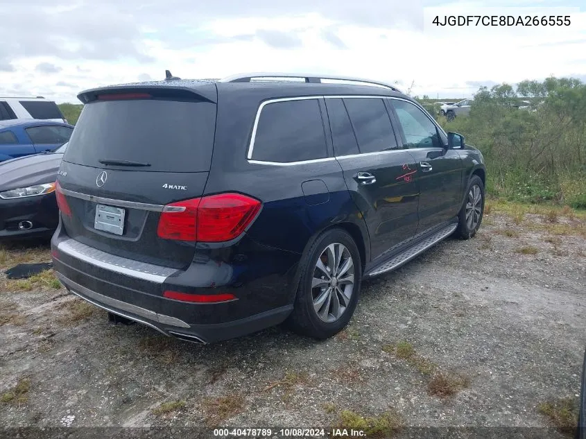 2013 Mercedes-Benz Gl 450 4Matic VIN: 4JGDF7CE8DA266555 Lot: 40478789