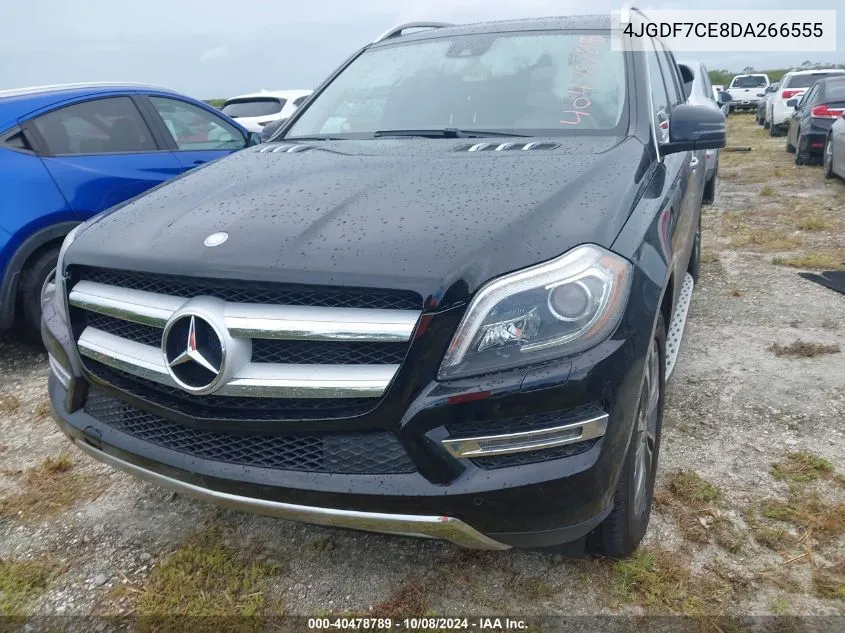 2013 Mercedes-Benz Gl 450 4Matic VIN: 4JGDF7CE8DA266555 Lot: 40478789