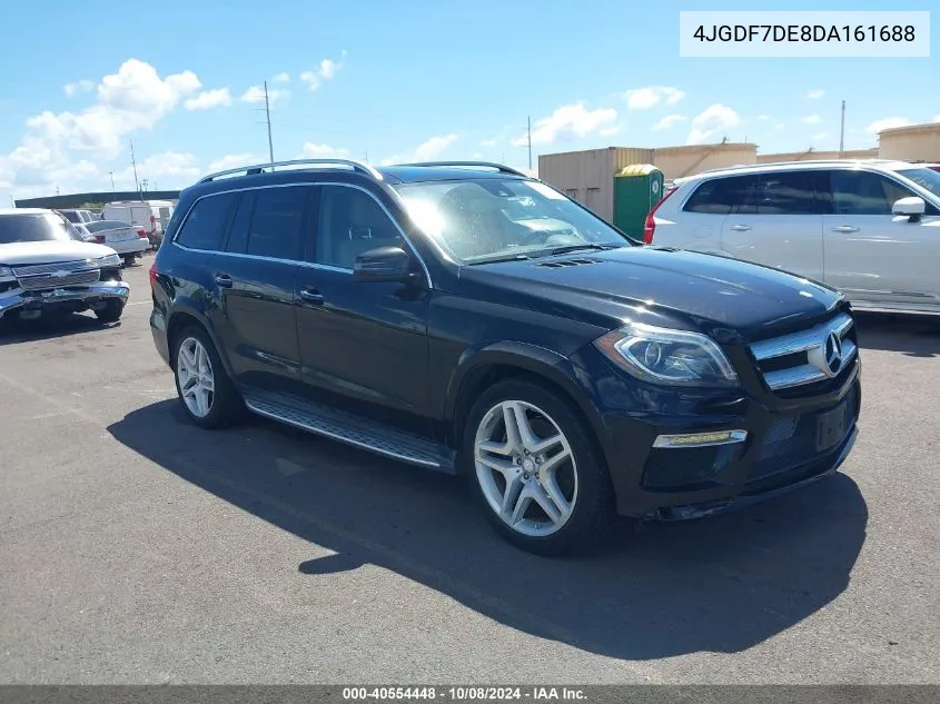 2013 Mercedes-Benz Gl 550 4Matic VIN: 4JGDF7DE8DA161688 Lot: 40554448