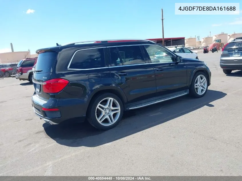 2013 Mercedes-Benz Gl 550 4Matic VIN: 4JGDF7DE8DA161688 Lot: 40554448