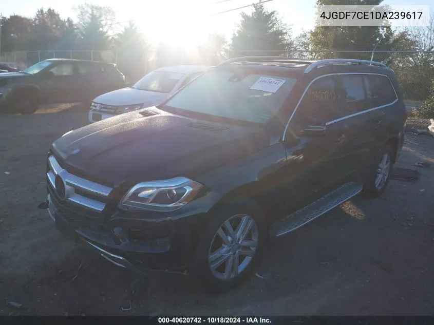 2013 Mercedes-Benz Gl 450 4Matic VIN: 4JGDF7CE1DA239617 Lot: 40620742