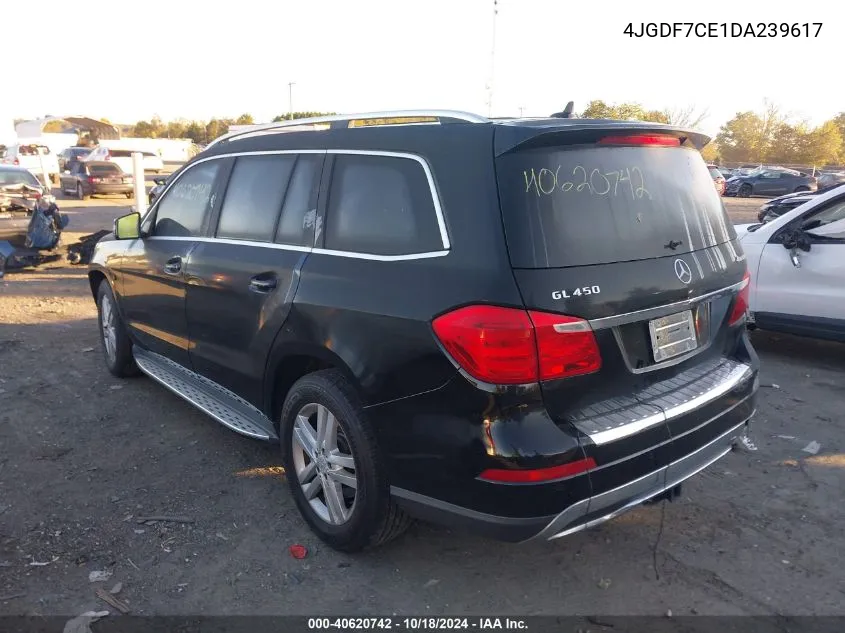 2013 Mercedes-Benz Gl 450 4Matic VIN: 4JGDF7CE1DA239617 Lot: 40620742