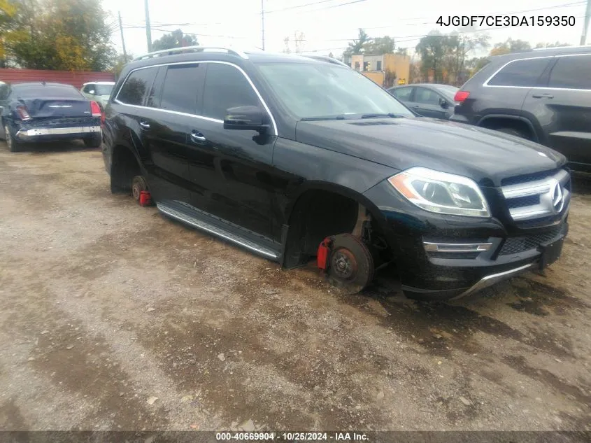 2013 Mercedes-Benz Gl 450 4Matic VIN: 4JGDF7CE3DA159350 Lot: 40669904