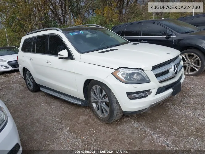 2013 Mercedes-Benz Gl 450 4Matic VIN: 4JGDF7CEXDA224730 Lot: 40698008