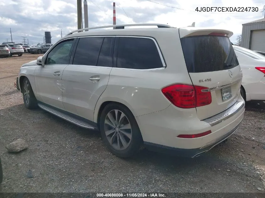 2013 Mercedes-Benz Gl 450 4Matic VIN: 4JGDF7CEXDA224730 Lot: 40698008