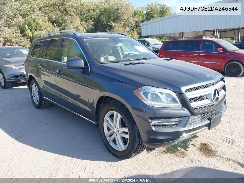 2013 Mercedes-Benz Gl 450 4Matic VIN: 4JGDF7CE2DA246544 Lot: 40704412