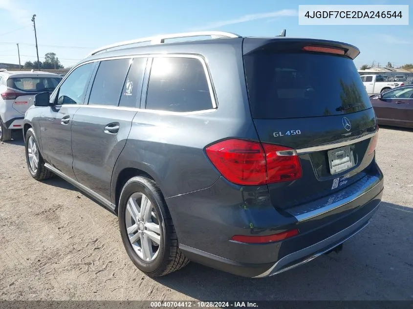 2013 Mercedes-Benz Gl 450 4Matic VIN: 4JGDF7CE2DA246544 Lot: 40704412