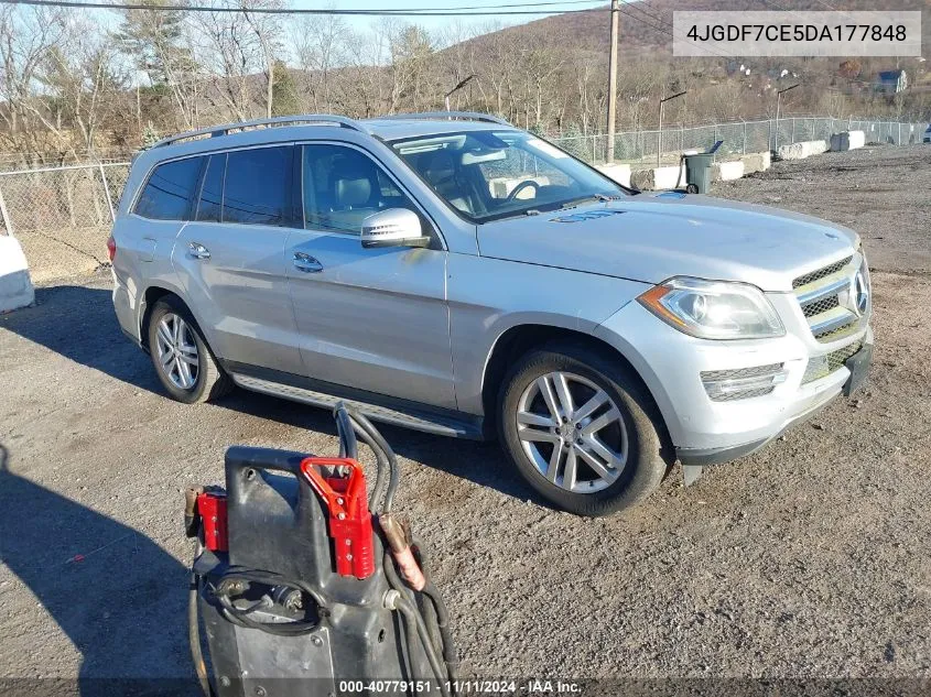 2013 Mercedes-Benz Gl 450 4Matic VIN: 4JGDF7CE5DA177848 Lot: 40779151