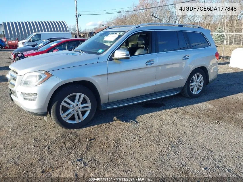 2013 Mercedes-Benz Gl 450 4Matic VIN: 4JGDF7CE5DA177848 Lot: 40779151