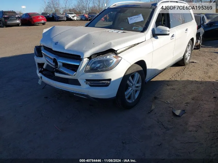 2013 Mercedes-Benz Gl 450 4Matic VIN: 4JGDF7CE6DA195369 Lot: 40784446