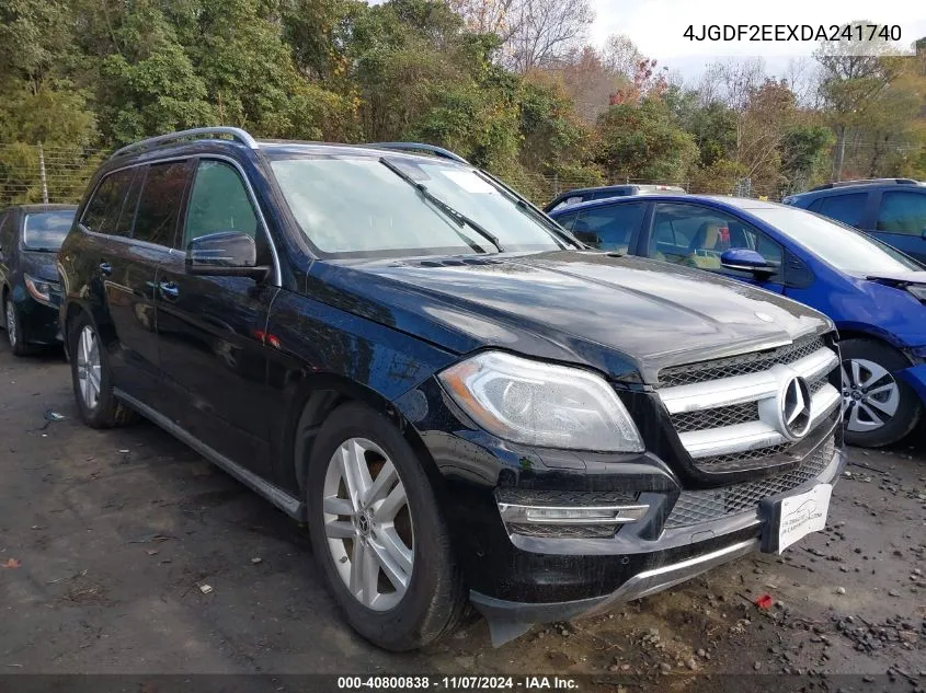 2013 Mercedes-Benz Gl 350 Bluetec 4Matic VIN: 4JGDF2EEXDA241740 Lot: 40800838