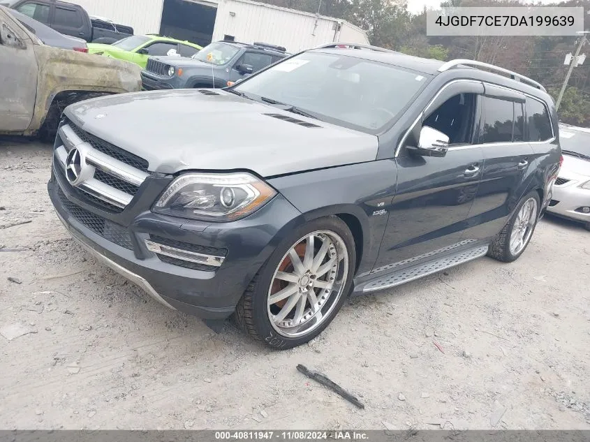 2013 Mercedes-Benz Gl 450 4Matic VIN: 4JGDF7CE7DA199639 Lot: 40811947