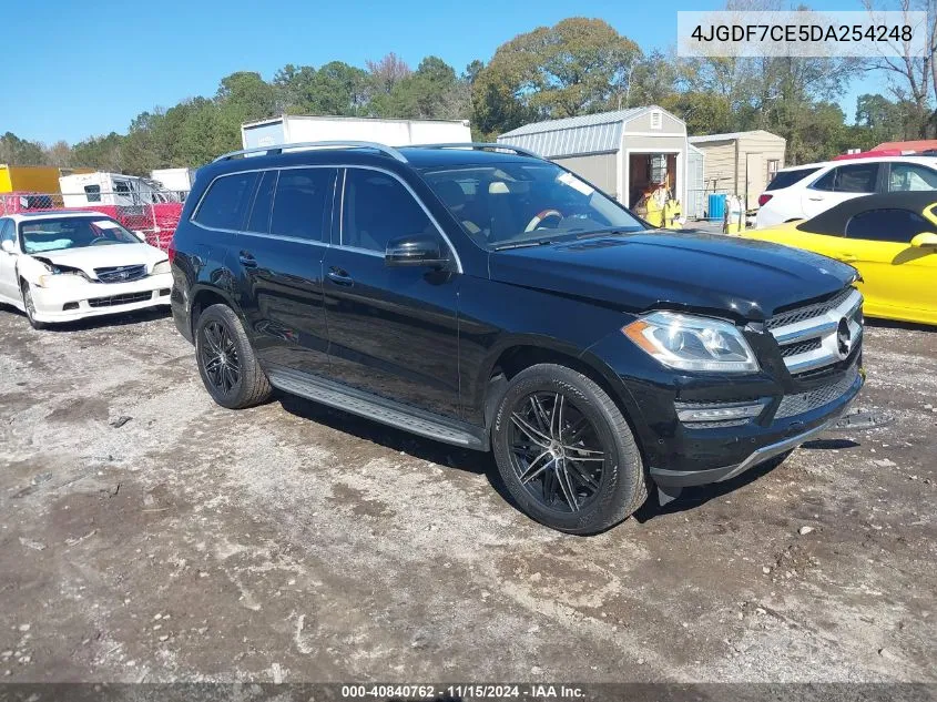 2013 Mercedes-Benz Gl 450 4Matic VIN: 4JGDF7CE5DA254248 Lot: 40840762