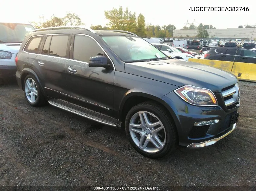 2014 Mercedes-Benz Gl 550 4Matic VIN: 4JGDF7DE3EA382746 Lot: 40313388