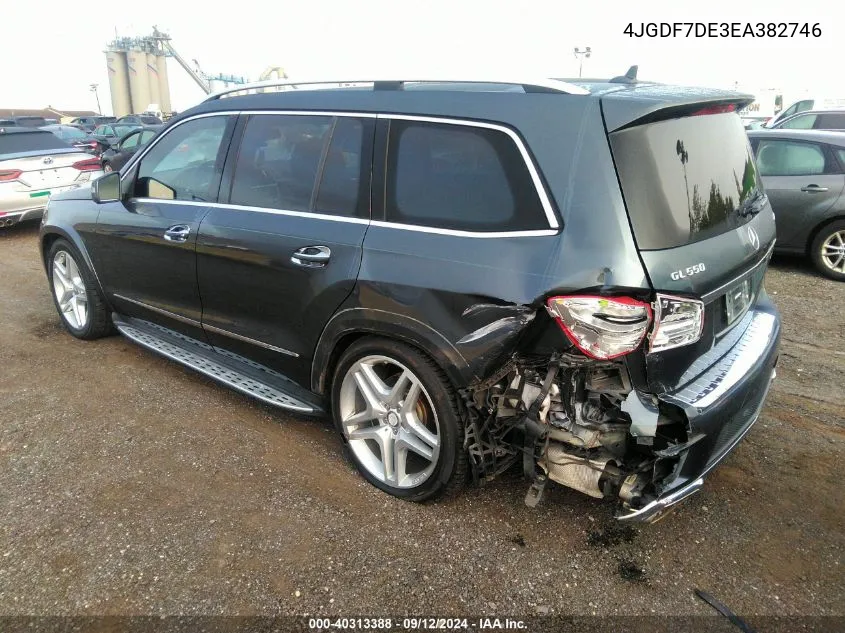 4JGDF7DE3EA382746 2014 Mercedes-Benz Gl 550 4Matic