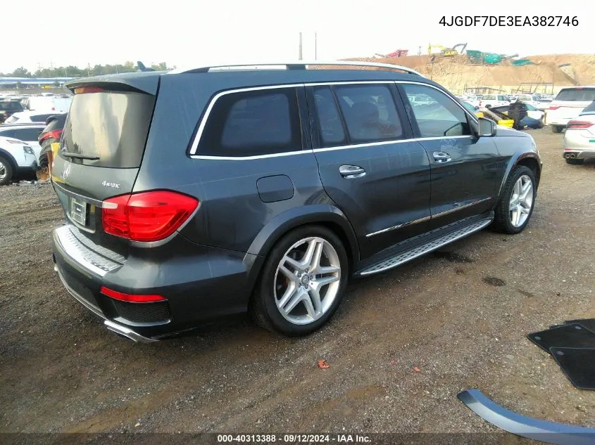 4JGDF7DE3EA382746 2014 Mercedes-Benz Gl 550 4Matic