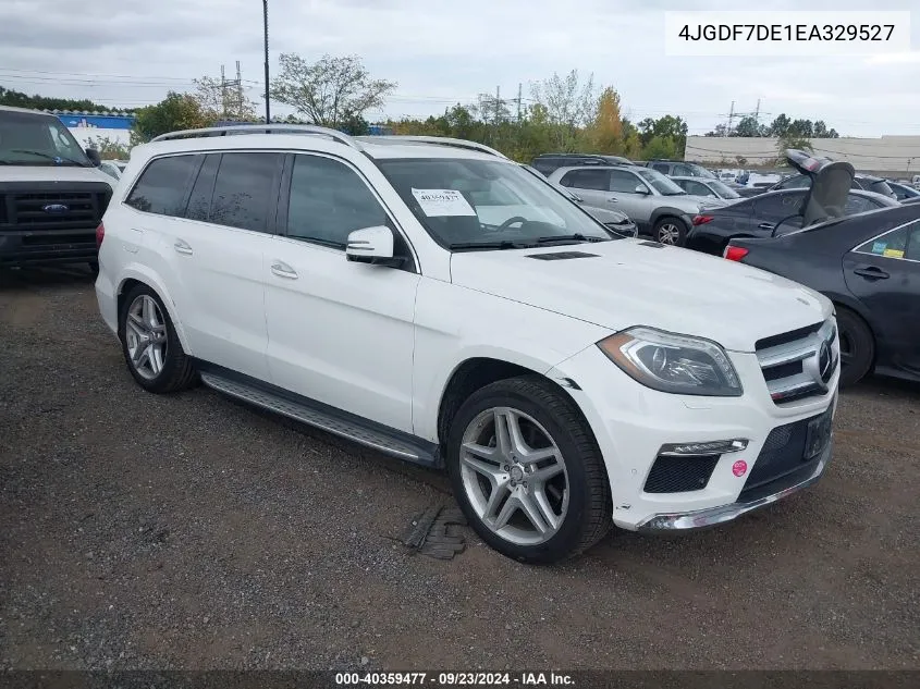 2014 Mercedes-Benz Gl 550 4Matic VIN: 4JGDF7DE1EA329527 Lot: 40359477