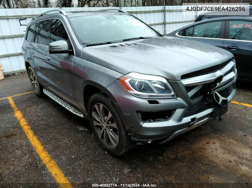 2014 Mercedes-Benz Gl 450 4Matic VIN: 4JGDF7CE9EA426296 Lot: 40852774