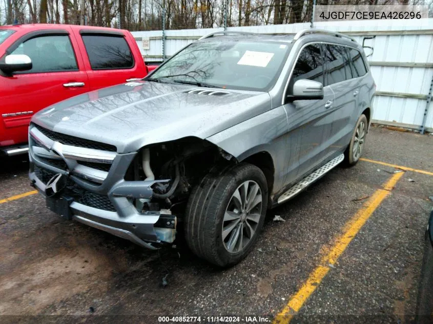 2014 Mercedes-Benz Gl 450 4Matic VIN: 4JGDF7CE9EA426296 Lot: 40852774