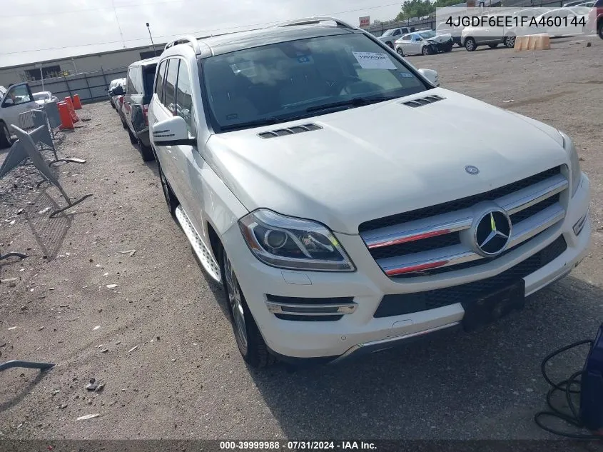 2015 Mercedes-Benz Gl 450 4Matic VIN: 4JGDF6EE1FA460144 Lot: 39999988