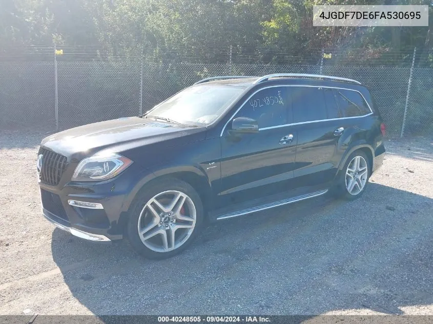 2015 Mercedes-Benz Gl 550 4Matic VIN: 4JGDF7DE6FA530695 Lot: 40248505