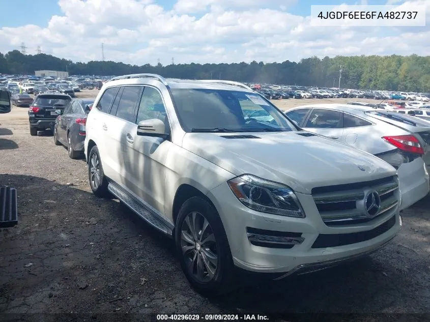 2015 Mercedes-Benz Gl 450 4Matic VIN: 4JGDF6EE6FA482737 Lot: 40296029