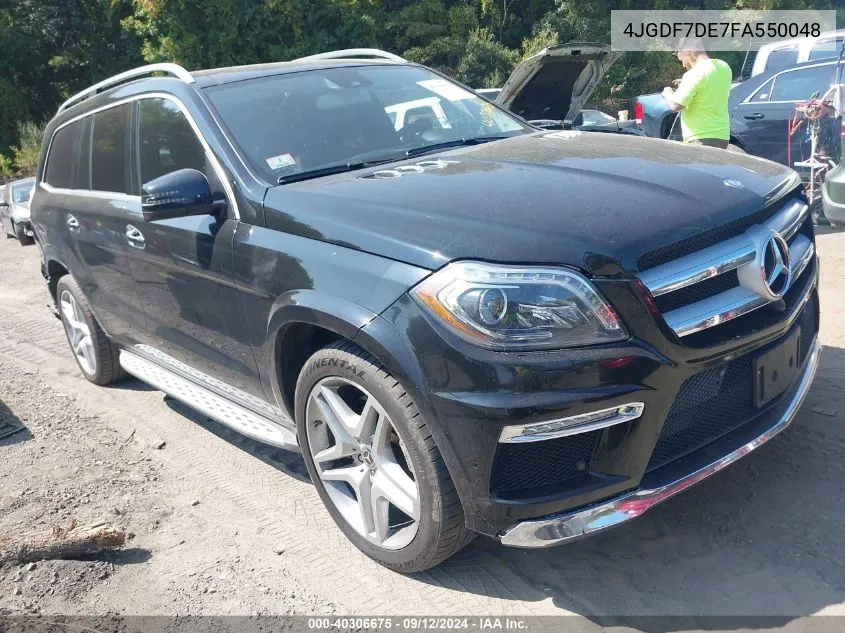 4JGDF7DE7FA550048 2015 Mercedes-Benz Gl 550 4Matic