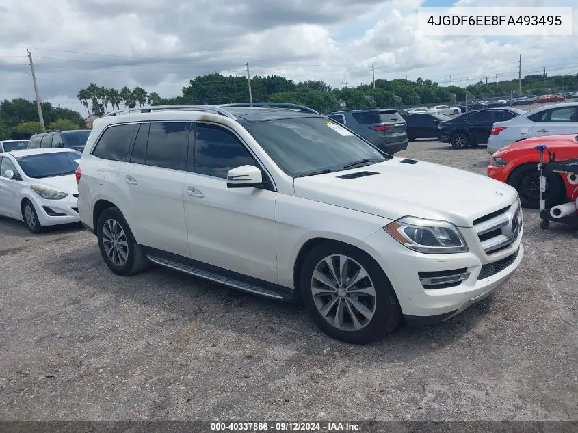 2015 Mercedes-Benz Gl 450 4Matic VIN: 4JGDF6EE8FA493495 Lot: 40337886