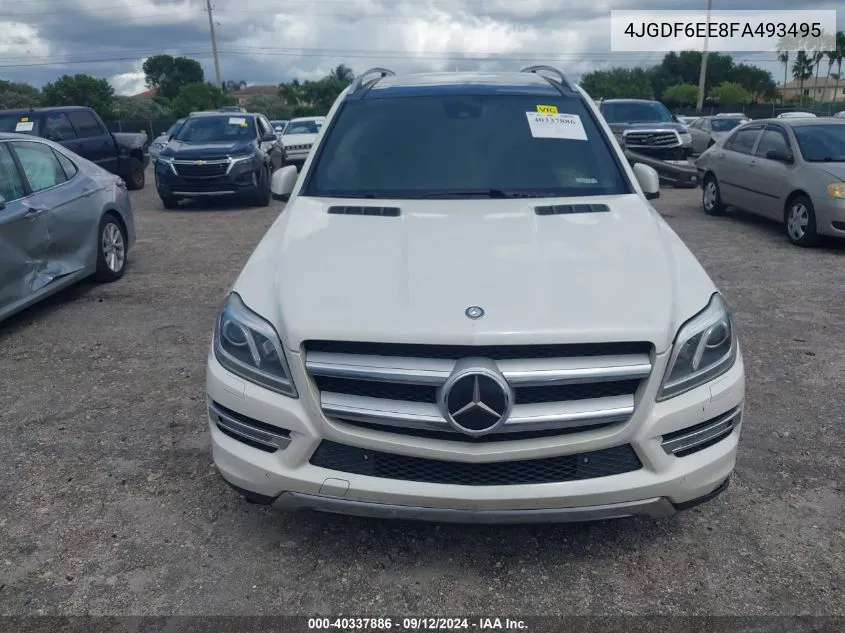 2015 Mercedes-Benz Gl 450 4Matic VIN: 4JGDF6EE8FA493495 Lot: 40337886