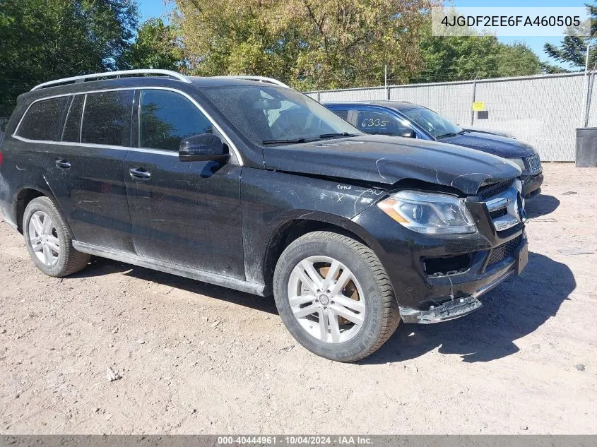 2015 Mercedes-Benz Gl 350 Bluetec 4Matic VIN: 4JGDF2EE6FA460505 Lot: 40444961