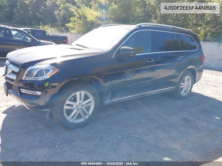 2015 Mercedes-Benz Gl 350 Bluetec 4Matic VIN: 4JGDF2EE6FA460505 Lot: 40444961