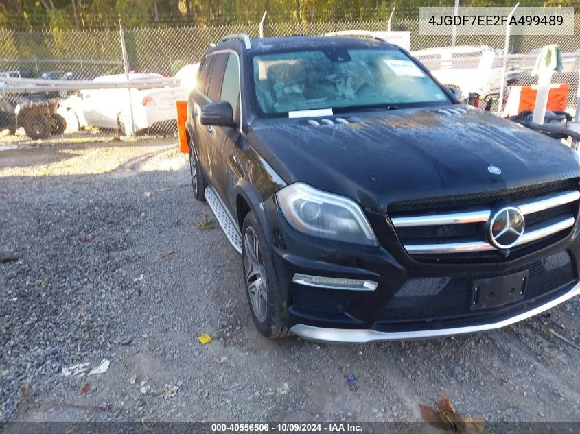 2015 Mercedes-Benz Gl 63 Amg 4Matic VIN: 4JGDF7EE2FA499489 Lot: 40556506