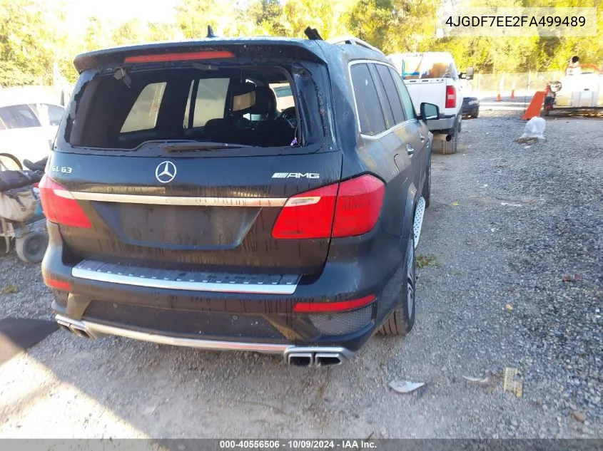 2015 Mercedes-Benz Gl 63 Amg 4Matic VIN: 4JGDF7EE2FA499489 Lot: 40556506