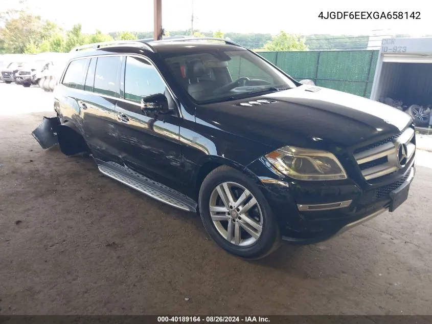 2016 Mercedes-Benz Gl 450 4Matic VIN: 4JGDF6EEXGA658142 Lot: 40189164