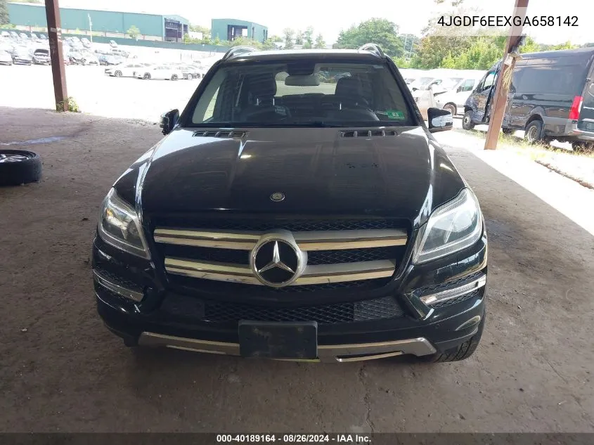 2016 Mercedes-Benz Gl 450 4Matic VIN: 4JGDF6EEXGA658142 Lot: 40189164