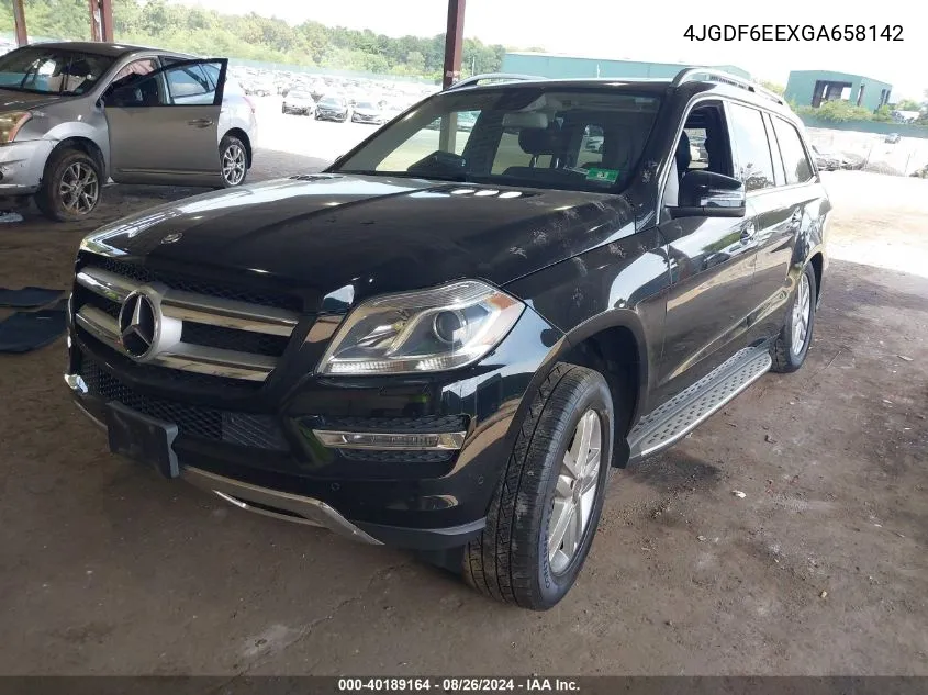 2016 Mercedes-Benz Gl 450 4Matic VIN: 4JGDF6EEXGA658142 Lot: 40189164