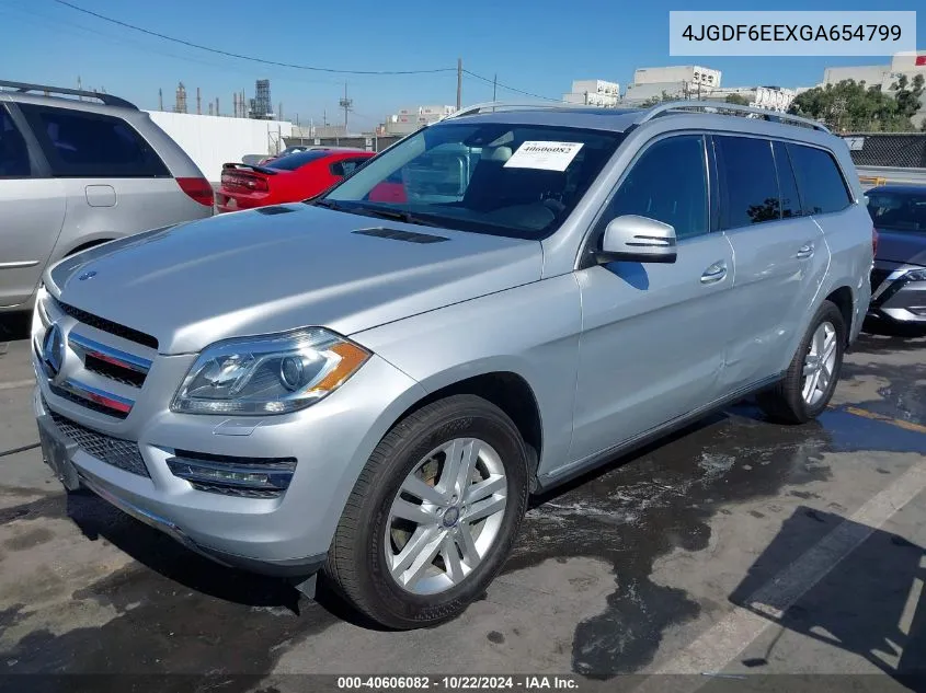 2016 Mercedes-Benz Gl 450 4Matic VIN: 4JGDF6EEXGA654799 Lot: 40606082