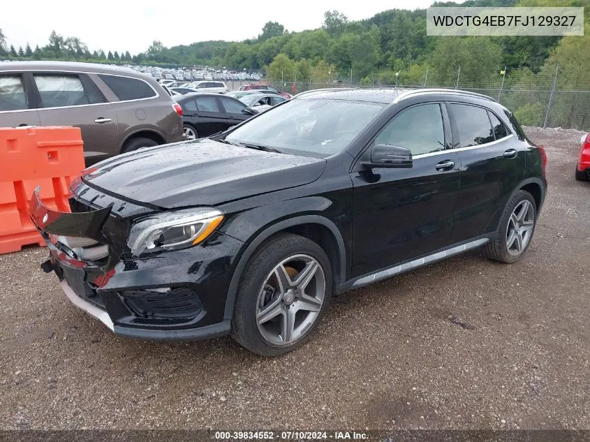 2015 Mercedes-Benz Gla 250 VIN: WDCTG4EB7FJ129327 Lot: 39834552