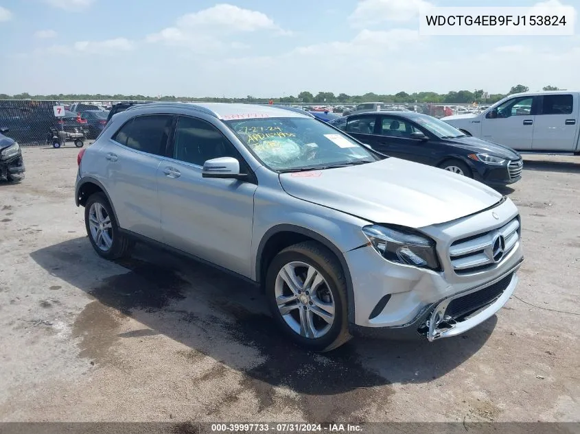 2015 Mercedes-Benz Gla 250 VIN: WDCTG4EB9FJ153824 Lot: 39997733