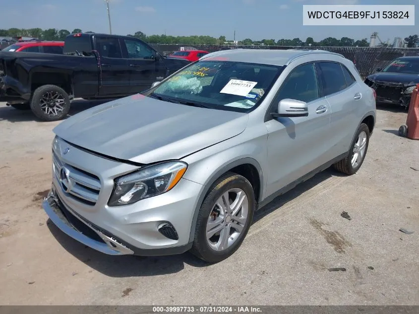 2015 Mercedes-Benz Gla 250 VIN: WDCTG4EB9FJ153824 Lot: 39997733