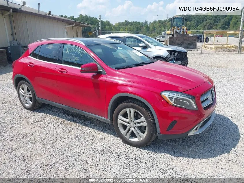 2015 Mercedes-Benz Gla 250 4Matic VIN: WDCTG4GB6FJ090954 Lot: 40243992