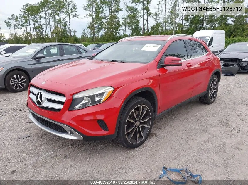 2015 Mercedes-Benz Gla 250 VIN: WDCTG4EB5FJ128712 Lot: 40392610