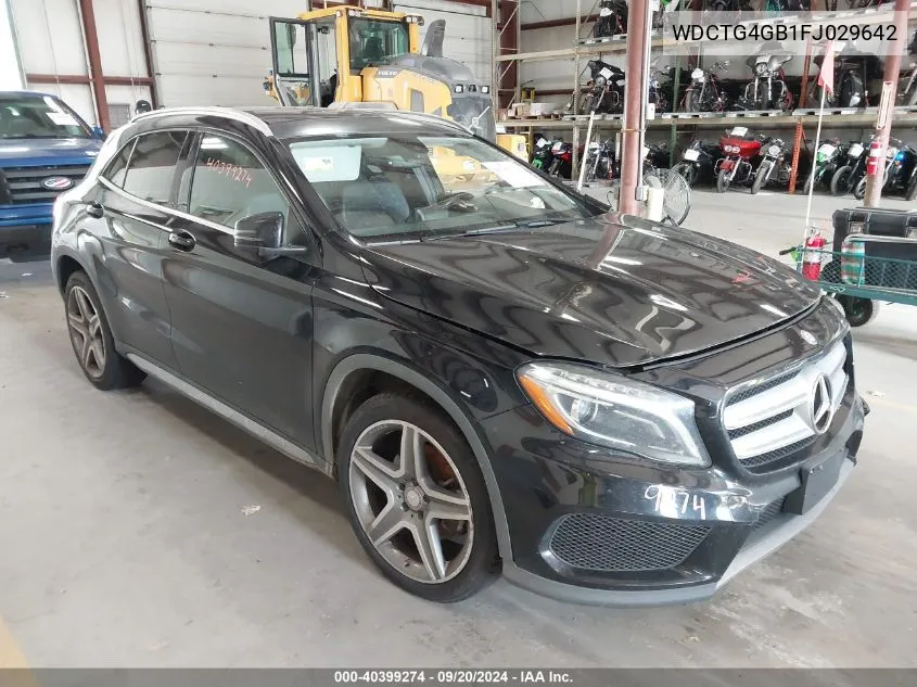 2015 Mercedes-Benz Gla 250 4Matic VIN: WDCTG4GB1FJ029642 Lot: 40399274