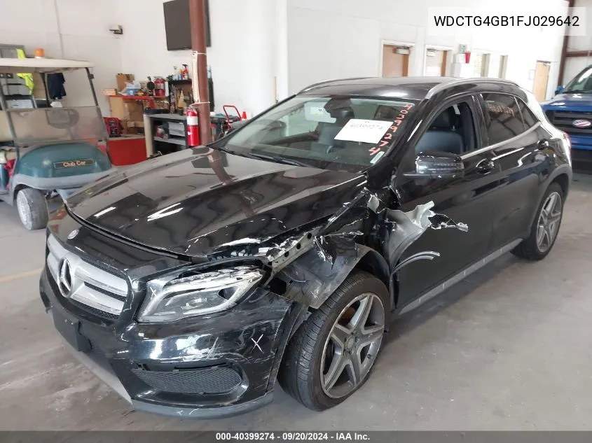 2015 Mercedes-Benz Gla 250 4Matic VIN: WDCTG4GB1FJ029642 Lot: 40399274