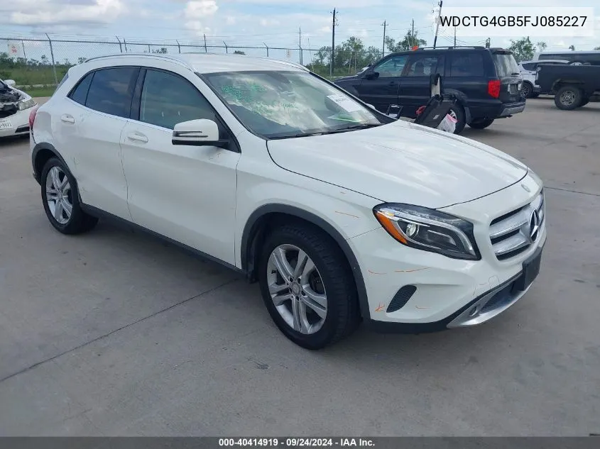 2015 Mercedes-Benz Gla-Class Gla 250 VIN: WDCTG4GB5FJ085227 Lot: 40414919