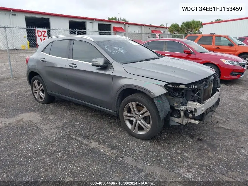 2015 Mercedes-Benz Gla 250 250 VIN: WDCTG4EB1FJ153459 Lot: 40504496