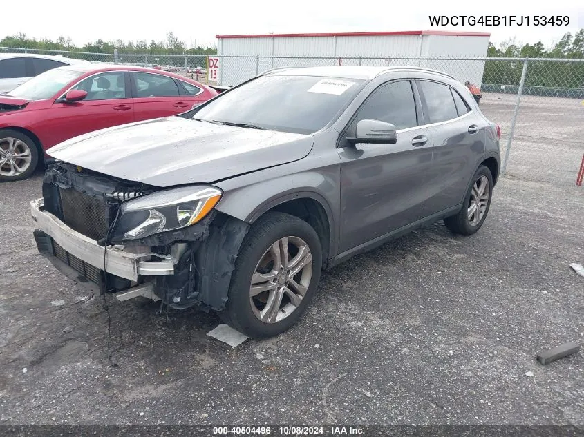 2015 Mercedes-Benz Gla 250 250 VIN: WDCTG4EB1FJ153459 Lot: 40504496