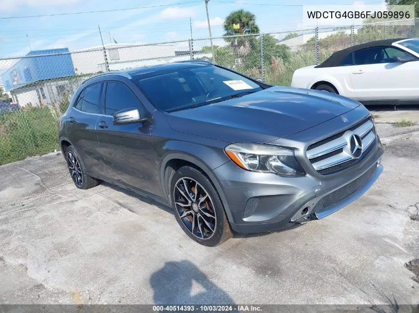 2015 Mercedes-Benz Gla 250 4Matic VIN: WDCTG4GB6FJ059896 Lot: 40514393